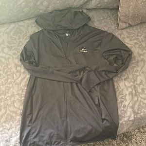 Black zip lightweight hoodie, brand Willit size medium